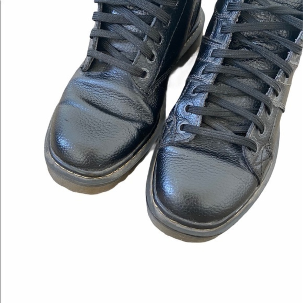 Dr. Martens Harrisfield Black Leather Lace Up Boots - Picture 5 of 12